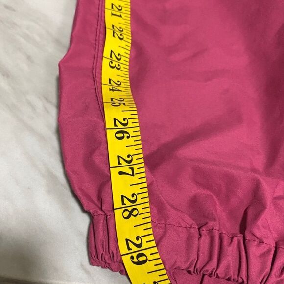 Vintage L.L. Bean Full Side‎ Zip Nylon Wind Pants Magenta Size M USA Y2K Hiking - Picture 11 of 11